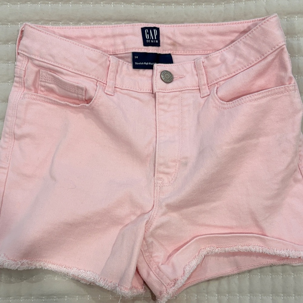 GAP  Girls Pink Denim Shorts